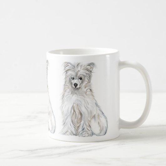Chinese Crested Powder Puff Koffiemok (Rechts)