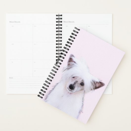 Chinese Crested Powderpuff-schilderijen - Dog Art Planner (Display)