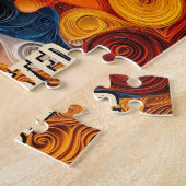 Chinese Crested Quilling Art Dog Portret Legpuzzel (Zijkant)