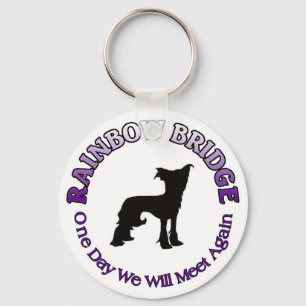 CHINESE CRESTED RAINBOW BRIDGE SLEUTELHANGER
