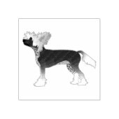 Chinese Crested Rubber Stamp Rubberstempel (Afrduk)