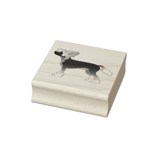Chinese Crested Rubber Stamp Rubberstempel (Stempel)