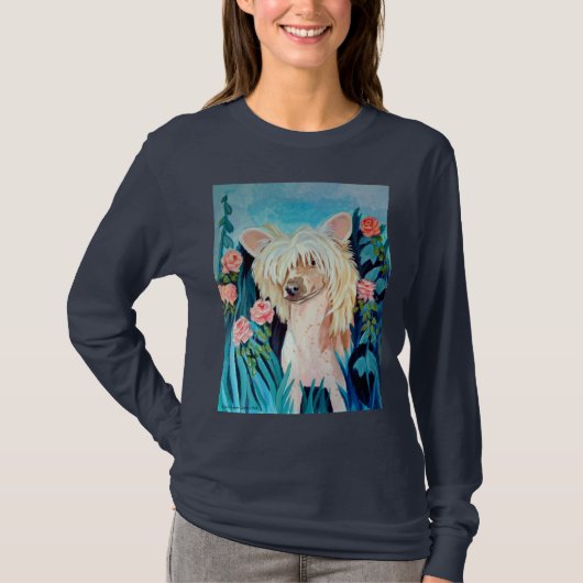 Chinese Crested Tee Shirt (Voorkant)