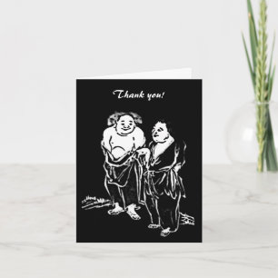 Chinese dichters Hartelijk dank Bedankkaart