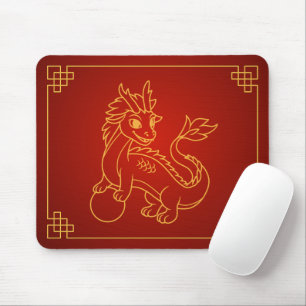 Chinese dierenriem jaar van de Draak Muismat