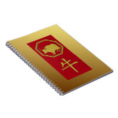 Chinese dierentuin - 2021 jaar ox - notebook notitieboek (Rechterzijde)