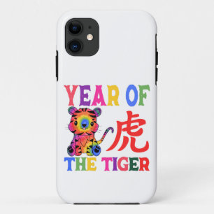 Chinese dierentuin - Jaar van de tijger in de rege iPhone 11 Hoesje