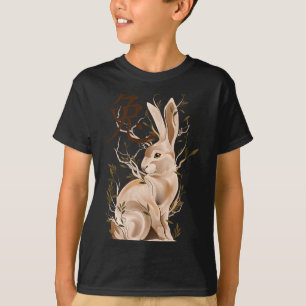 Chinese Dierriem Jaar Van De Konijn Dier Teken Lun T-shirt