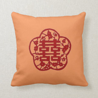 "Chinese Double Happiness Pillow" Kussen