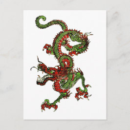 Chinese draak briefkaart