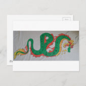 Chinese draak briefkaart (Voorkant / Achterkant)