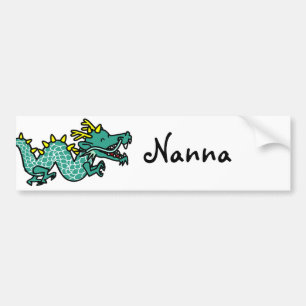 Chinese draak bumpersticker