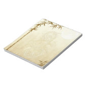 Chinese draak en Bamboo Notitieblok (Gedraaid)