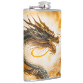 Chinese draak heupfles (Rechts)