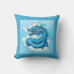 Chinese draak in de wolken kussen