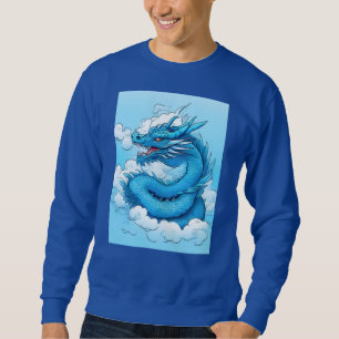 Chinese draak in de wolken trui