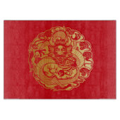 Chinese draak in wolken snijplank (Voorkant)