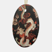 Chinese draak keramisch ornament (Links)