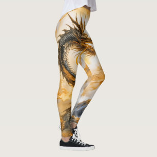 Chinese draak leggings