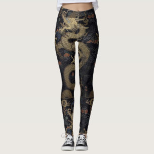 Chinese draak leggings
