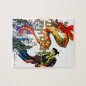 Chinese draak legpuzzel (Horizontaal)