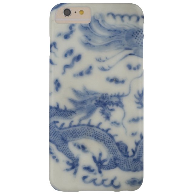  chinese draak monaco blue chinoiserie Case-Mate iPhone case (Achterkant)