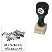 Chinese draak personaliseren 	rubberstempel (Gestempeld)