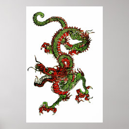 Chinese draak poster