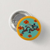 Chinese draak ronde button 3,2 cm (Voorkant /achterkant)