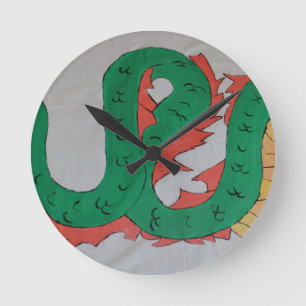 Chinese draak ronde klok