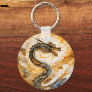 Chinese draak sleutelhanger