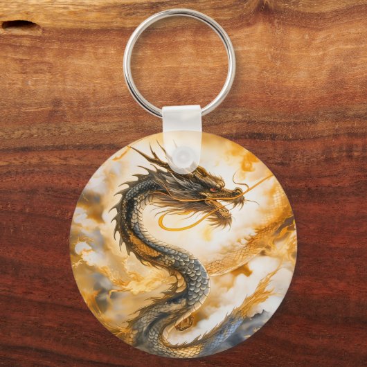 Chinese draak sleutelhanger (Voorkant)