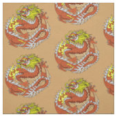 Chinese draak stof (Swatch)