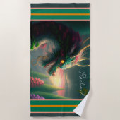 Chinese draak strandlaken (Voorkant)