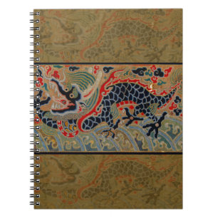 Chinese Draak Symbool Antiek Aziatisch Notitieboek