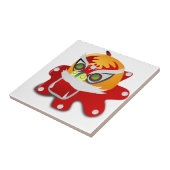 chinese draak tegeltje (Zijkant)