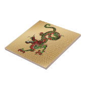 Chinese draak tegeltje (Zijkant)