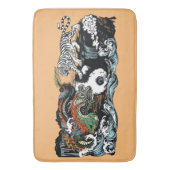 Chinese draak tegen tijger badmat (Voorkant Verticaal)