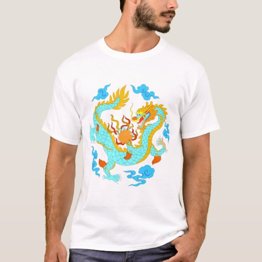 Chinese draak (versie 7) t-shirt (Voorkant)