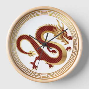 Chinese Draak wenst je een gelukkig nieuwjaar