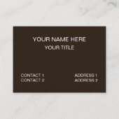 Chinese Dragon Art Visitekaartje (Achterkant)