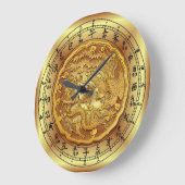 Chinese Dragon Clock ~ Dragon en Phoenix ~ Grote Klok (Hoek)