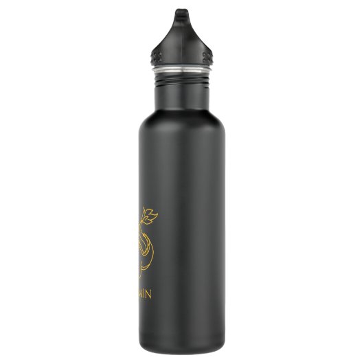 Chinese Dragon Custom Name Waterfles (Rechts)