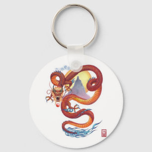 Chinese Dragon gewijzigd Sleutelhanger