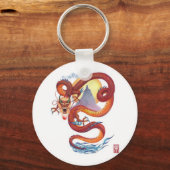 Chinese Dragon gewijzigd Sleutelhanger (Voorkant)