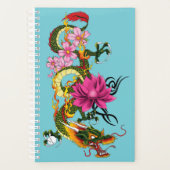 Chinese Dragon Lotus Kersenbloesem Planner (Voorkant)