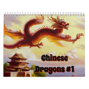 Chinese dragons 1 kalender