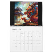 Chinese dragons 1 kalender (Feb 2027)