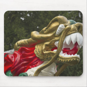 Chinese drakenboot boegbeeld, Stanley Park Muismat