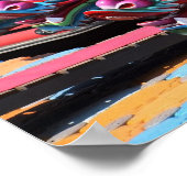 Chinese drakenboten in Taiwan Poster (Hoek)